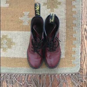 Burgundy Dr. Martens